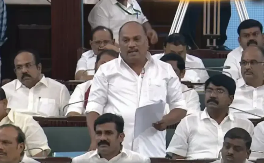 திமுக எம்.எல்.ஏ. துரை சந்திரசேகர் சட்டப்பேரவையில் பேசுகிறார்