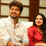 நடிகரும், தமிழ்நாடு முதலமைச்சருமான விஜய்யின் மனைவி சங்கீதா