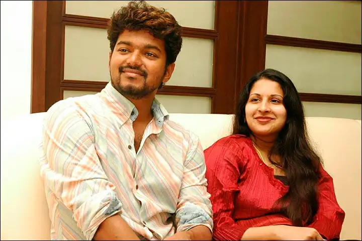 நடிகரும், தமிழ்நாடு முதலமைச்சருமான விஜய்யின் மனைவி சங்கீதா