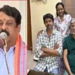 தமிழக வெற்றிக் கழக நிர்வாகிகள் டிஜிபி அலுவலகத்தில் புகார் மனு அளிக்கும் காட்சி