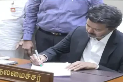 தமிழ்நாடு முதலமைச்சர் விஜய் கடிதம் எழுதுகிறார்
