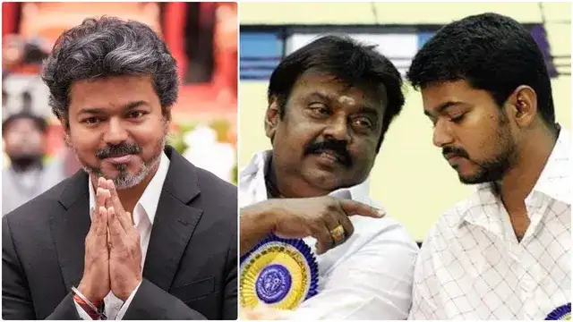 முதலமைச்சர் விஜய் கேப்டன் விஜயகாந்திற்கு புகழ் வணக்கம் செலுத்துகிறார்