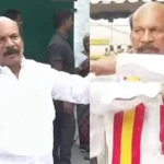 கொளத்தூர் எம்.எல்.ஏ. வி.எஸ்.பாபு பொதுக்கூட்டத்தில் பேசுகிறார்