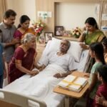 ஒருவர் உயில் எழுதும் காட்சி