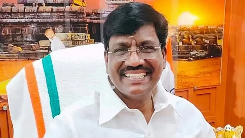 அமைச்சர் விஸ்வநாதன் செய்தியாளர்களிடம் பேசுகிறார்