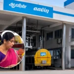 பால்வளத்துறை அமைச்சர் விஜயலஷ்மி செய்தியாளர் சந்திப்பில் அறிவிப்புகளை வெளியிடுகிறார்