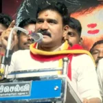 அமைச்சர் சி.டி.ஆர் நிர்மல்குமார் செய்தியாளர் சந்திப்பில் பேசுகிறார்