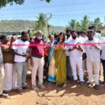 சட்டமன்ற உறுப்பினர் கனிமொழி சந்தோஷ் புதிய வாரச்சந்தையை திறந்து வைக்கிறார்