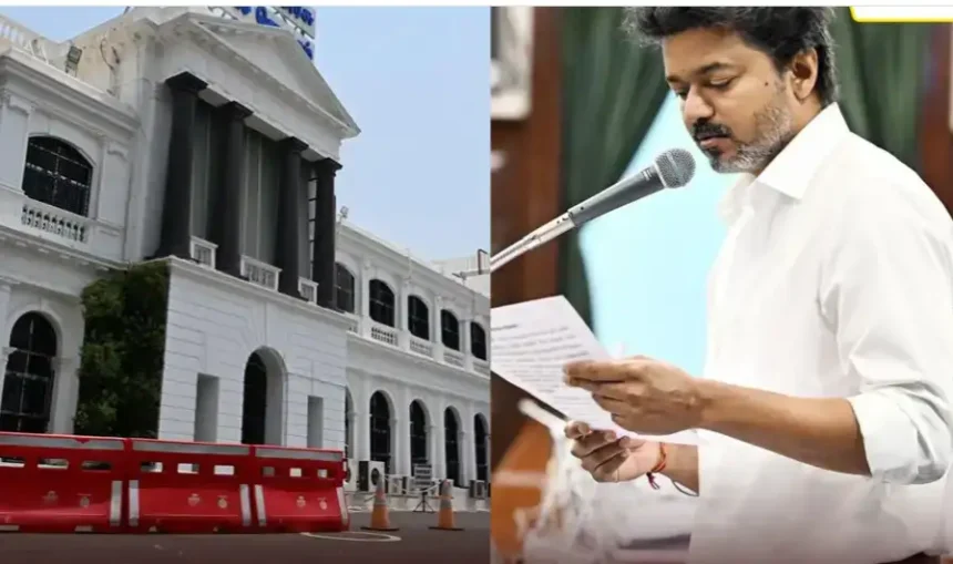 தமிழக முதல்வர் அலுவலகம் மாற்றும் பணி நடைபெறும் இடம்