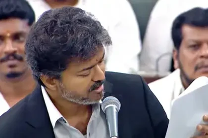 முதலமைச்சர் விஜய் சட்டப்பேரவையில் பதிலுரை ஆற்றுகிறார்