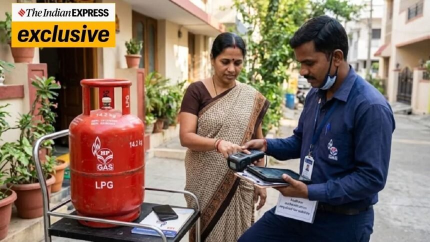 வீட்டு உபயோக சிலிண்டர் முன்பதிவு செய்வதற்கான அறிவிப்பு பலகை