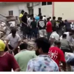டெல்லியில் இடிந்து விழுந்த 6 மாடி கட்டிடம்