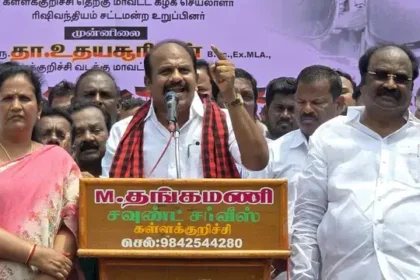 முதலமைச்சர் விஜய் குறித்து விமர்சித்த திமுக எம்எல்ஏ வசந்தம் கார்த்திகேயன்