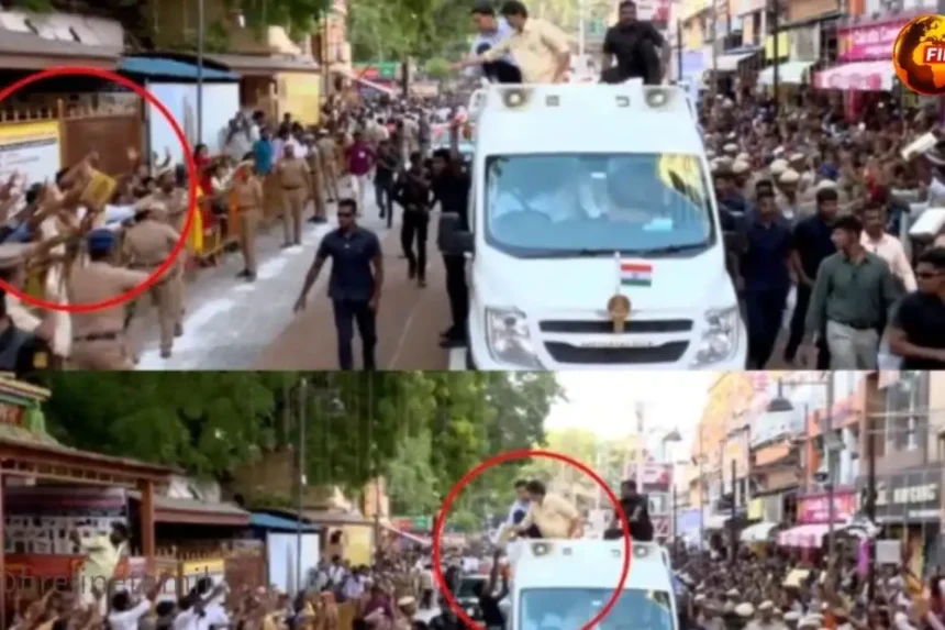 முதல்வர் விஜய் மற்றும் நித்யானந்தா தொடர்பான சமூக வலைதள பதிவு