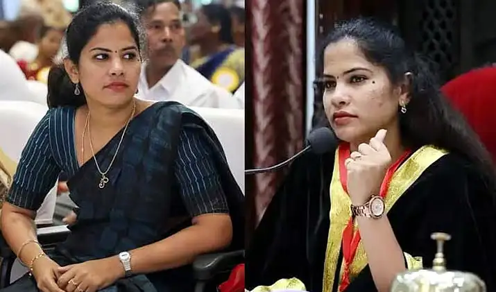 சென்னை மாநகராட்சி மாமன்றக் கூட்டத்தில் உரையாற்றும் மேயர் பிரியா