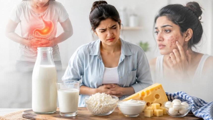 பால் அருந்தும் நபர்