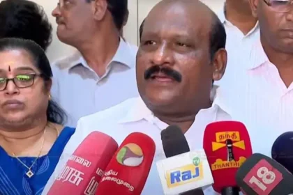உயர்கல்வித்துறை அமைச்சர் கோ.வி.செழியன்