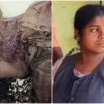 சேலம் ரேஷன் கடையில் தீ விபத்து ஏற்பட்ட பகுதி