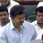 தமிழ்நாடு முதலமைச்சர் விஜய் ஒலிம்பிக் நகரம் அமைப்பது குறித்து அறிவிக்கிறார்
