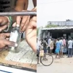 கோவில்பட்டி டாஸ்மாக் கடையில் மது பாட்டில்கள் விற்பனை