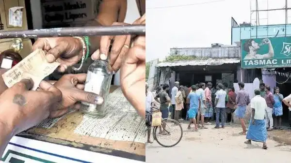 கோவில்பட்டி டாஸ்மாக் கடையில் மது பாட்டில்கள் விற்பனை