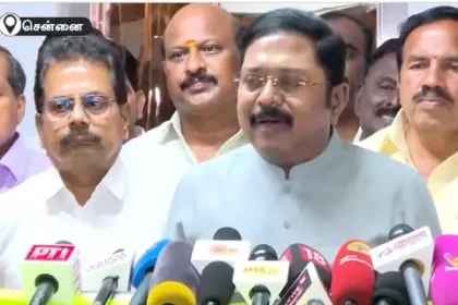 அமமுக பொதுச்செயலாளர் டிடிவி தினகரன் செய்தியாளர்களை சந்திக்கிறார்