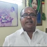 முன்னாள் அமைச்சர் ஆர்.பி. உதயகுமார் செய்தியாளர் சந்திப்பில் பேசுகிறார்