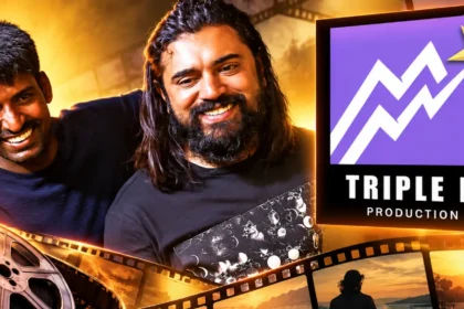 டிரிபிள் எம் புரொடக்ஷன் நிறுவனத்தின் லோகோ அல்லது அலுவலகம்
