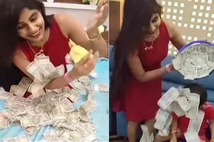 பணம் காட்டி ரீல்ஸ் வெளியிடும் பெண் யூடியூபர் மதுமிதா