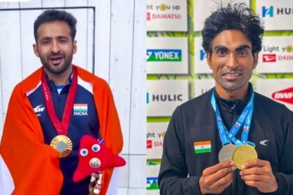 ஆசிய பாரா பேட்மிண்டன் போட்டியில் தங்கம் வென்ற நிதேஷ் குமார்