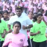 அவிநாசி மகளிர் சக்தி மாரத்தான் 2026-ல் பங்கேற்கும் பெண்கள்