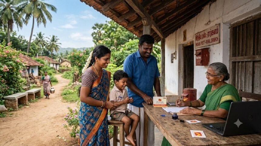 மத்திய அரசு சேமிப்பு திட்டத்தை விளக்கும் படம்