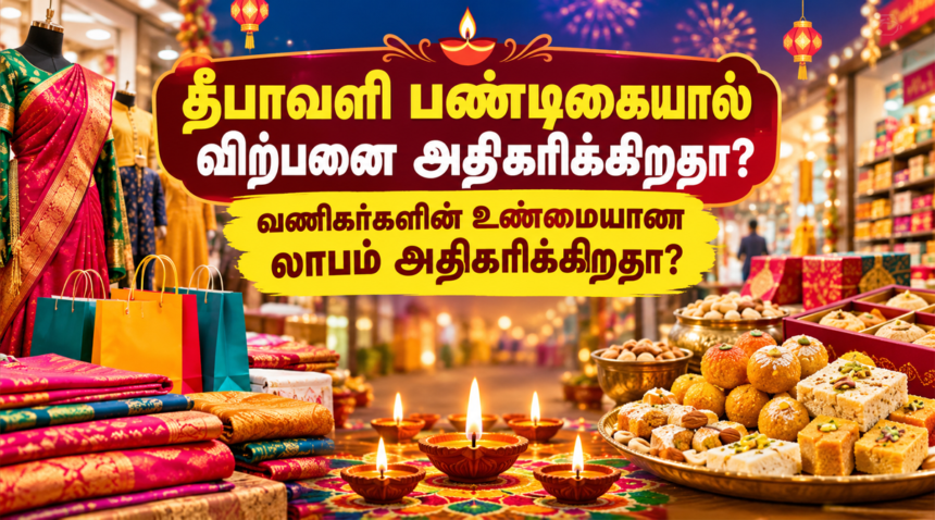 தீபாவளி விற்பனை குறித்த வணிகர்களின் லாபம் பற்றிய விவாதம்