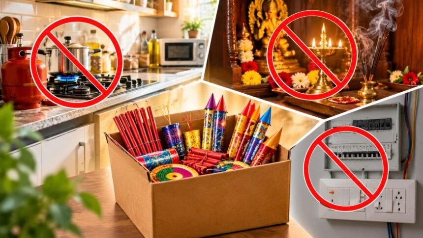 வீட்டில் பட்டாசுகளை பாதுகாப்பாக சேமிப்பது குறித்த அறிவுறுத்தல்