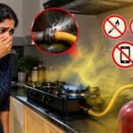 சமையல் எரிவாயு கசிவு ஏற்பட்டால் செய்ய வேண்டிய பாதுகாப்பு நடவடிக்கைகள் குறித்த விளக்கப்படம்