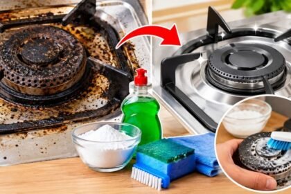 கருப்பு நிற கேஸ் அடுப்பு பர்னர் மூடிகள்
