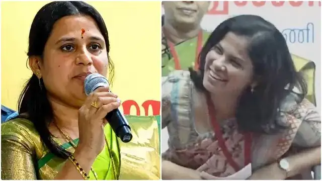 அமைச்சர் கீதா ஜீவன் செய்தியாளர் சந்திப்பில் பேசுகிறார்