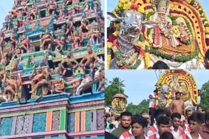 திருப்பராய்த்துறையில் காவிரி துலா ஸ்நானம் செய்யும் பக்தர்கள்