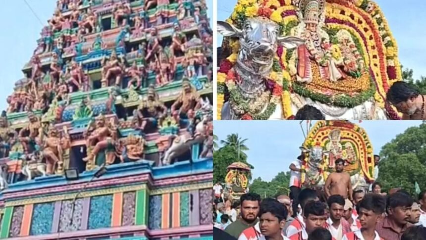 திருப்பராய்த்துறையில் காவிரி துலா ஸ்நானம் செய்யும் பக்தர்கள்