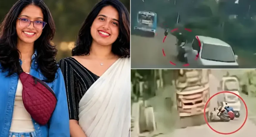 கேரளாவில் நடந்த சாலை விபத்து குறித்த டேஷ்கேம் காட்சிகள்