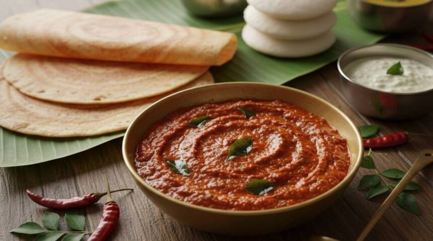 சுவையான மதுரை ஸ்பெஷல் காரச் சட்னி தயாரிப்பு