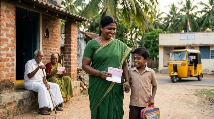 மத்திய அமைச்சரவைக் கூட்டம் நடைபெறும் காட்சி