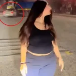 நெடுஞ்சாலையில் விபத்துக்குள்ளான கார்