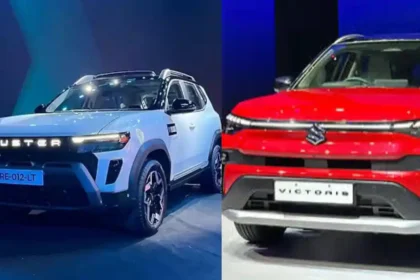 ரெனால்ட் டஸ்டர் மற்றும் மாருதி விக்டோரிஸ் ஹைப்ரிட் எஸ்யூவி கார்களின் ஒப்பீடு